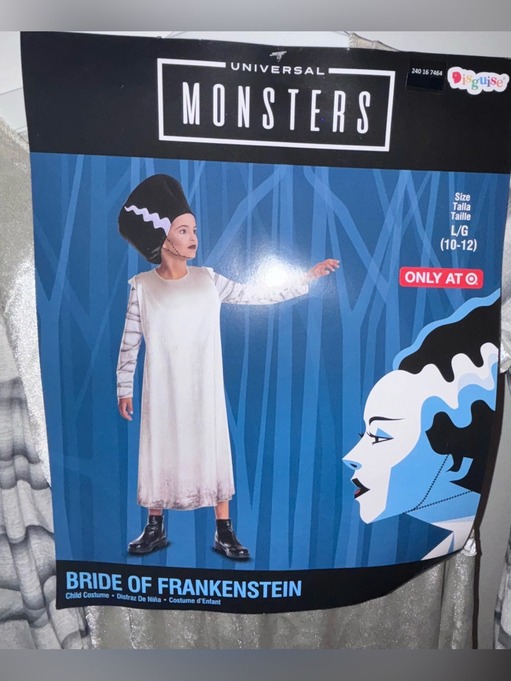 Disguise Hollywood Monsters The Bride of Frankenstein Girls Costume NWT - Picture 13 of 16